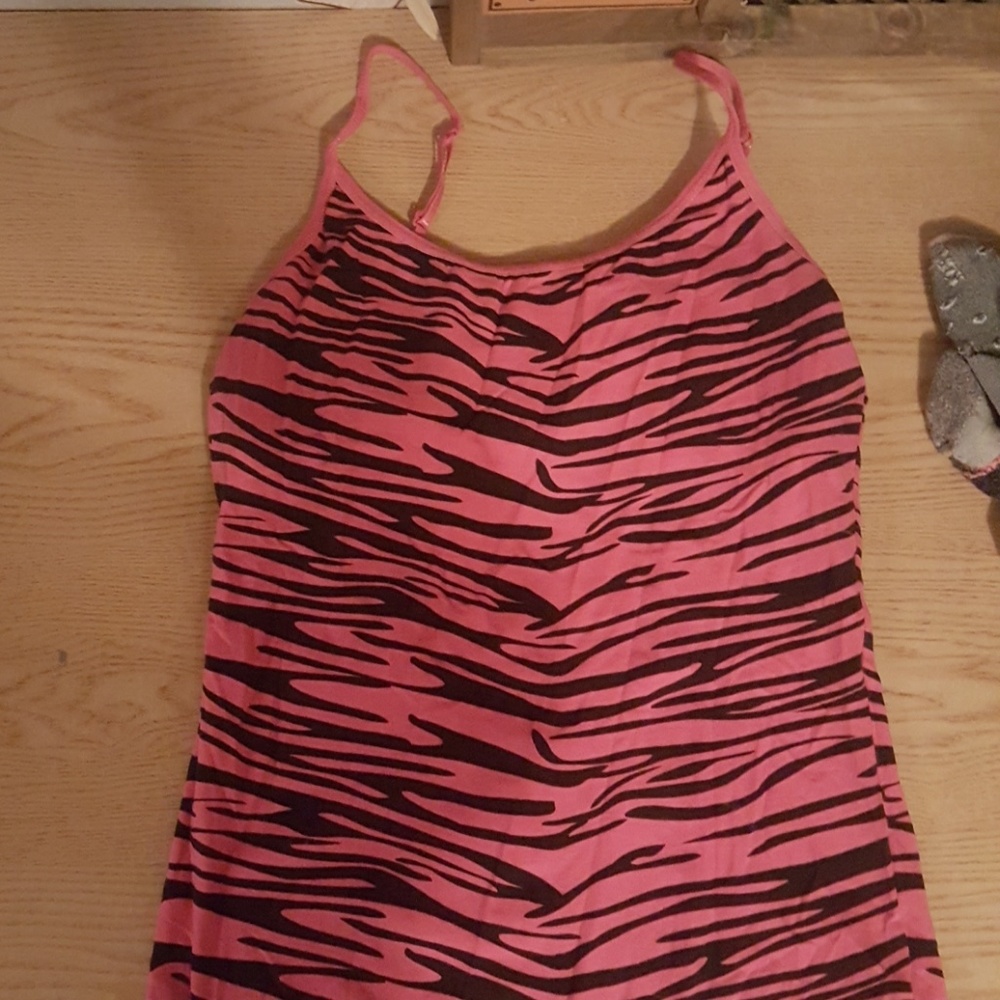Zebra print undershirt